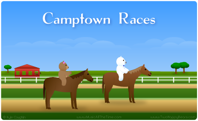 Camptown Races with Two Happy Bears
