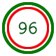 96 beats per minute sleigh bell metronome.