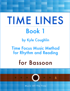 Purchase Time Lines Music Method for Bassoon Book 1 by Kyle Coughlin