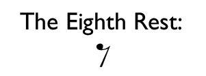 Example of an eighth rest.